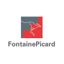 Voici le logo de la marque FONTAINE PICARD qui représente son identité graphique.