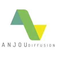 Voici le logo de la marque ANJOU DIFFUSION qui représente son identité graphique.
