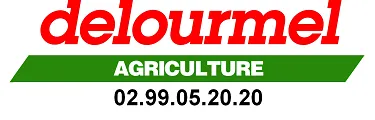Voici le logo de la marque DELOURMEL AGRICULTURE qui représente son identité graphique.