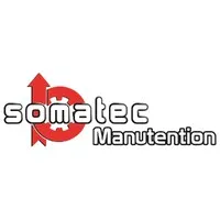 Voici le logo de la marque SOMATEC MATERIELS TRAVAUX (SOMATEC M T P I) qui représente son identité graphique.