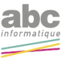 Voici le logo de la marque ABC INFORMATIQUE qui représente son identité graphique.