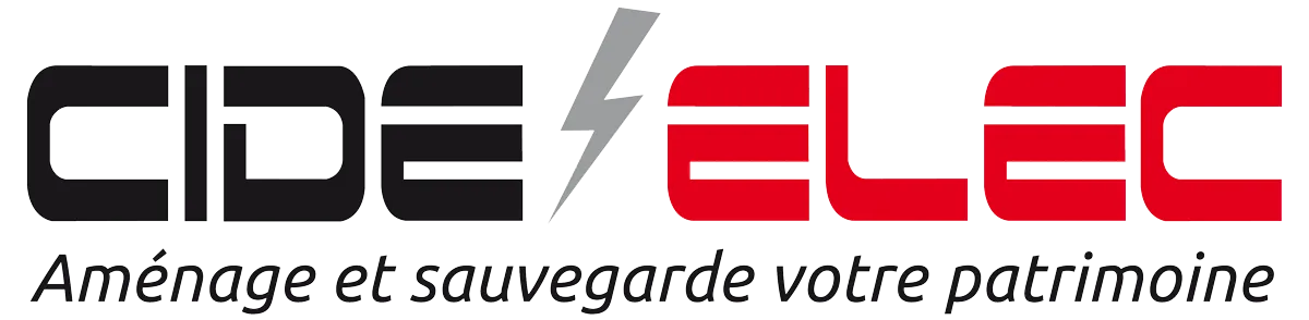 Voici le logo de la marque CIDE ELEC qui représente son identité graphique.