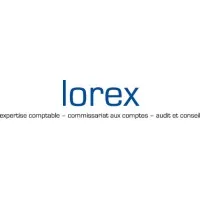 Voici le logo de la marque LOREX qui représente son identité graphique.