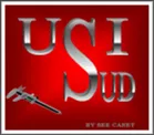 Voici le logo de la marque USI-SUD BY S.E.E CANET qui représente son identité graphique.
