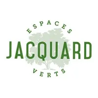 Voici le logo de la marque JACQUARD ESPACES VERTS qui représente son identité graphique.