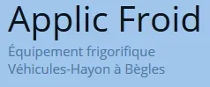 Voici le logo de la marque APPLIC FROID qui représente son identité graphique.