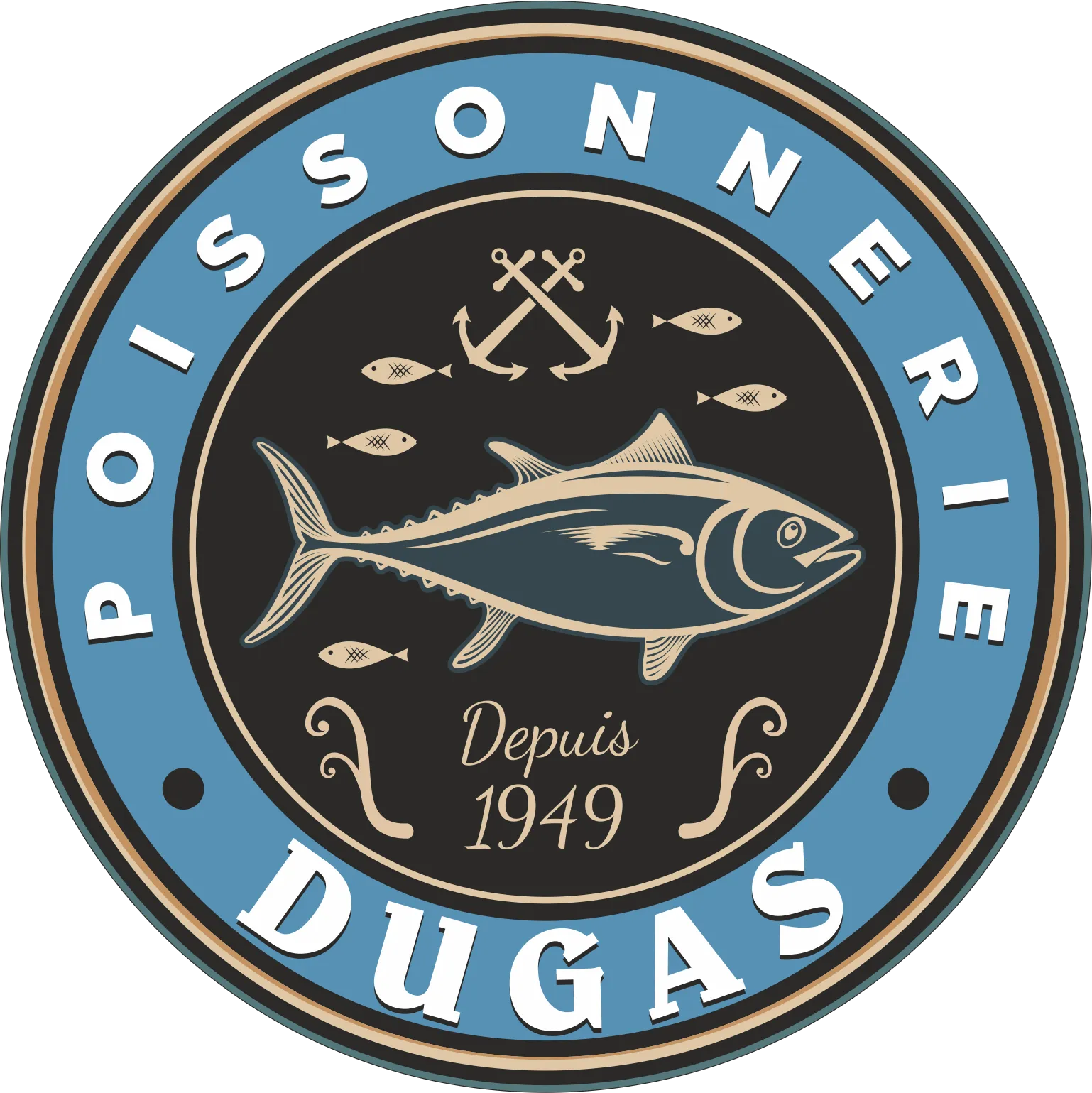 POISSONNERIE DUGAS logo