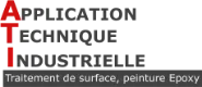 Voici le logo de la marque APPLICATION TECHNIQUE INDUSTRIELLE (ATI) qui représente son identité graphique.