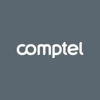 Voici le logo de la marque COMPTEL qui représente son identité graphique.