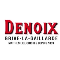 Voici le logo de la marque DENOIX - MAITRES LIQUORISTES A BRIVE DEPUIS 1839 qui représente son identité graphique.