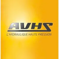 Voici le logo de la marque APPLICAT VENT HYDRAULIQ SERVICE (AVHS) qui représente son identité graphique.