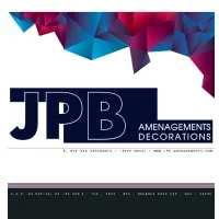 Voici le logo de la marque J.P.B. AMENAGEMENTS DECORATIONS qui représente son identité graphique.