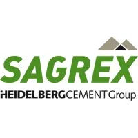 Voici le logo de la marque SAGREX FRANCE (CVG CIMESCAUT VENTE GRANULATS) qui représente son identité graphique.