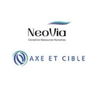 Voici le logo de la marque AXE ET CIBLE qui représente son identité graphique.