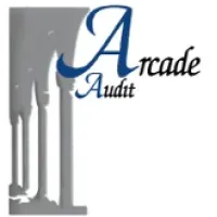 Voici le logo de la marque ARCADE AUDIT qui représente son identité graphique.