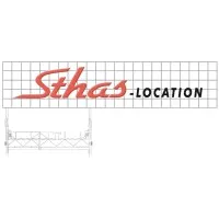 Voici le logo de la marque STHAS LOCATION qui représente son identité graphique.