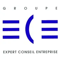 Voici le logo de la marque EXPERT CONSEIL ENTREPRISE (ECE) qui représente son identité graphique.