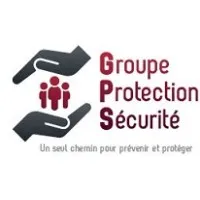 Voici le logo de la marque GROUPE PROTECTION SECURITE qui représente son identité graphique.