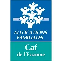 Voici le logo de la marque CAISSE D ALLOCATIONS FAMILIALES ESSONNE qui représente son identité graphique.