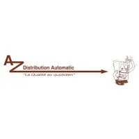 Voici le logo de la marque A.Z. DISTRIBUTION AUTOMATIC qui représente son identité graphique.