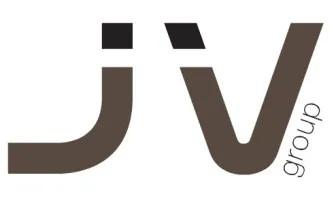 Voici le logo de la marque J.V. GROUP SAS qui représente son identité graphique.