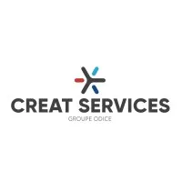Voici le logo de la marque COLLEC RESTAU EQUIP ASSIS TECHNI (CREAT SERVICES) qui représente son identité graphique.