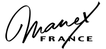 Voici le logo de la marque MANEX FRANCE qui représente son identité graphique.