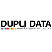 Voici le logo de la marque DUPLI DATA (DD) qui représente son identité graphique.