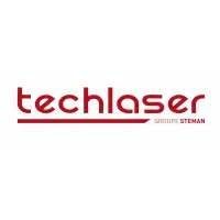 Voici le logo de la marque TECH LASER qui représente son identité graphique.