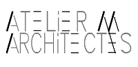 Voici le logo de la marque ATELIER M ARCHITECTES qui représente son identité graphique.