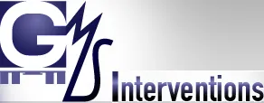 Voici le logo de la marque GMS INTERVENTIONS (GMSI) qui représente son identité graphique.