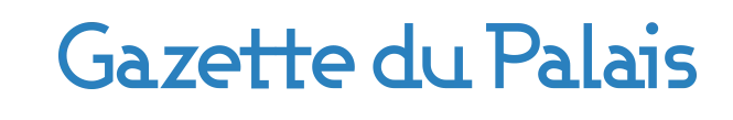 GIE LA GAZETTE DU PALAIS logo