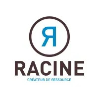 Voici le logo de la marque RACINE qui représente son identité graphique.