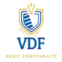 Voici le logo de la marque AUDIT COMPTABILITE VDF qui représente son identité graphique.