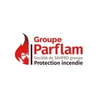 Voici le logo de la marque PARFLAM SA qui représente son identité graphique.