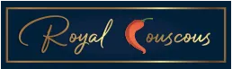 Voici le logo de la marque KAMAT (ROYAL COUSCOUS) qui représente son identité graphique.