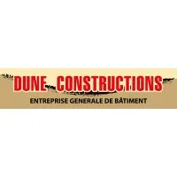 Voici le logo de la marque DUNE CONSTRUCTIONS qui représente son identité graphique.
