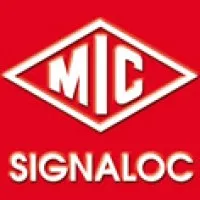 Voici le logo de la marque MIC SIGNALOC qui représente son identité graphique.