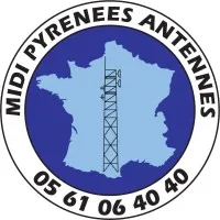 Voici le logo de la marque MIDI PYRENEES ANTENNES qui représente son identité graphique.