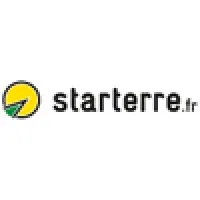 Voici le logo de la marque STARTERRE (STAR'TERRE) qui représente son identité graphique.