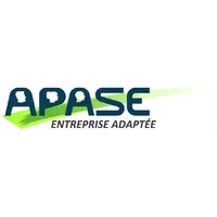 Voici le logo de la marque ATELIER PROTEGE AU SERVICE D'ENTREPRISE (APASE) qui représente son identité graphique.