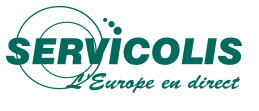 Voici le logo de la marque SERVICOLIS qui représente son identité graphique.