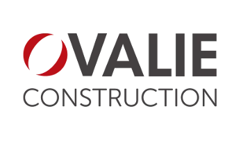 Voici le logo de la marque OVALIE CONSTRUCTION qui représente son identité graphique.