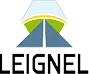 Voici le logo de la marque LEIGNEL TP qui représente son identité graphique.