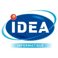 Voici le logo de la marque IDEA INFORMATIQUE (IDEA) qui représente son identité graphique.