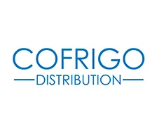 Voici le logo de la marque COFRIGO DISTRIBUTION qui représente son identité graphique.
