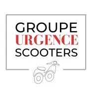 Voici le logo de la marque GROUPE URGENCE SCOOTERS qui représente son identité graphique.