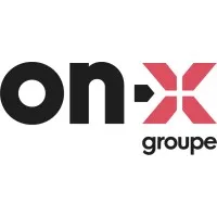 Voici le logo de la marque ON-X GROUPE (ON-X CONSULTING) qui représente son identité graphique.