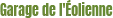 GARAGE DE L EOLIENNE logo