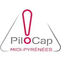 Voici le logo de la marque PILOCAP MIDI-PYRENEES qui représente son identité graphique.